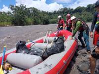 Bomberos del cantón Morona encontraron el cuerpo en el río Upano.