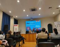 Un evento en la Feria Interacional del Libro Cuenca 2024.