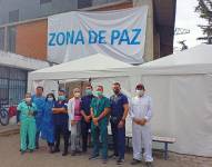 La U. Central atendió a más de 3 400 personas en las carpas de atención médica durante el paro nacional.