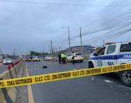 Imagen de una mujer muerta por un siniestro de tránsito en Salitre.