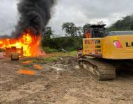 El material decomisado por el personas del Ejército.