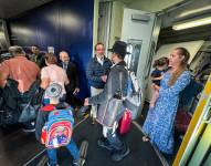 El vuelo partió desde Tel Aviv hasta Quito, con 196 personas.