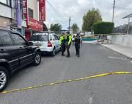 La Policía cercó los exteriores del hospital.