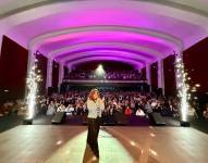 Paulina Tamayo en un concierto en junio 2025.