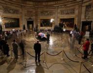 Velorio de Charlie Kirk en el Capitolio de los Estados Unidos.