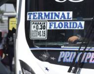 Imagen referencial de un bus de transporte público de Guayaquil.