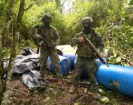 Más de 80 mil galones de gasolina han decomisado las Fuerzas Armadas en Sucumbíos y Orellana durante el 2021. FF.AA.