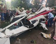 Avioneta accidentada en Medellín, Colombia.
