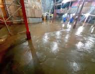 Algunas viviendas resultaron afectadas por las lluvias.