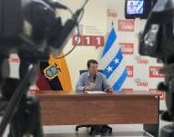 Francisco Jiménez dio declaraciones desde el ECU 911 de Samborondón.