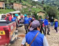 El Servicio de Gestión de Riesgos y Ministerio de Inclusión Social realizó la labor de búsqueda.