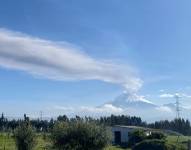 El 8 de diciembre de 2022, el volcán Cotopaxi mostró actividad.