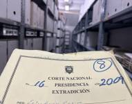 En los archivos de la Corte Nacional de Justicia, en Quito, están almacenados los casos de extradición.