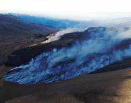 Incendio forestal en el parque Nacional Cotacachi - Cayapas.