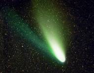 Imagen referencial del cometa verde.