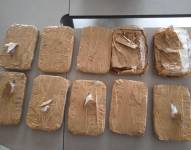 Droga decomosida Ecuador. Foto: Policía Nacional