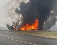 La aeronave, un Cessna C550, se estrelló alrededor de las 10:15 hora local por causas que aún se investigan.