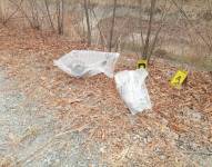 Restos humanos fueron hallados en una vía de Nueva Prosperina, en el noroeste de Guayaquil.