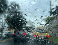 Imagen referencial de las lluvias en Quito.