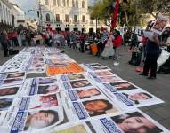 Una marcha por el Día Internacional para Eliminar la Violencia contra la Mujer se realizó ayer en Quito.