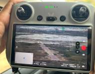 En exclusiva, Ecuavisa.com descubrió una pista clandestina a 1.4 kilómetros de la nueva vía principal a Posorja, en Guayaquil.