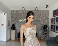 Virginia Limongi en los estudios de Ecuavisa Guayaquil.