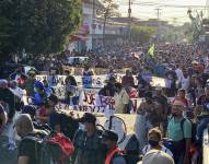 Las marchas recuerdan a las caravanas que transitaron por México en 2018 y 2019