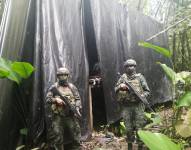 Laboratorio clandestino. Foto: Policía Ecuador/Archivo