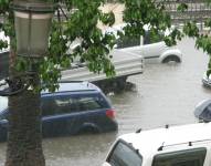 Imagen referencial de una inundación en Italia.