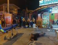El malhechor recibió al menos un disparo en la cabeza que provocó su muerte de inmediato.