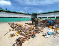 Intervención militar en el centro peintenciario de Loja.