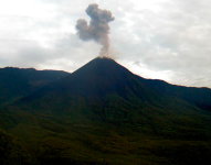 Las lluvias causa el cierre del volcán El Altar y deslizamientos en El Reventador