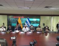 Sesión del COE Nacional en Guayaquil.