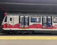 Imagen referencial de uno de los trenes del Metro de Quito.