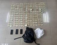 Imagen de las evidencias encontradas por la Policía Nacional.