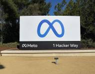 Fotografía de archivo del logotipo de Meta.