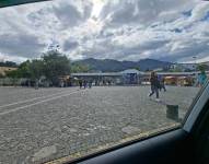 Los exteriores de la Universidad Central en Quito.