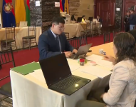 Imagen de Dominique Serrano, el asambleísta más joven.