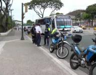 Imagen de la escena donde fue arrollado en Guayaquil.