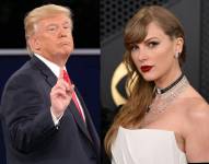 Imagen referencial de Donald Trump &amp; Taylor Swift en eventos publicos