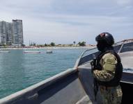 Imagen referencial para graficar la presencia militar en Santa Elena.