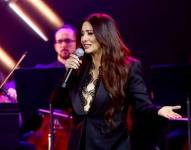 Myriam Hernández en la presentación de los Premios Grammy Latinos, el 9 de noviembre, en Las Vegas.