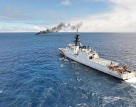 Imagen de un navío de la Guardia Costera de Estados Unidos.