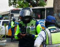 Agentes de tránsito en Guayaquil