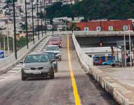 Paso a desnivel en la Av. Juan Tanca Marengo.