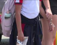 Imagen de una niña en Guayaquil.