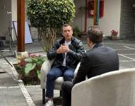 Daniel Noboa, en entrevista con Ecuavisa, desde la Gobernación de Cotopaxi.