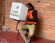 Sufragio de las personas privadas de libertad en el Centro de Rehabilitación Turi, en Cuenca, el pasado 2 de febrero de 2023.