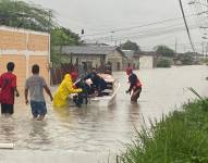 Los diferentes cantones de Guayas han soportado torrenciales lluvias.