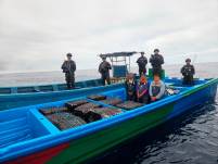 Un total de 17,2 toneladas de diferentes tipos de drogas fueron incautadas en aguas de El Salvador en 2024.